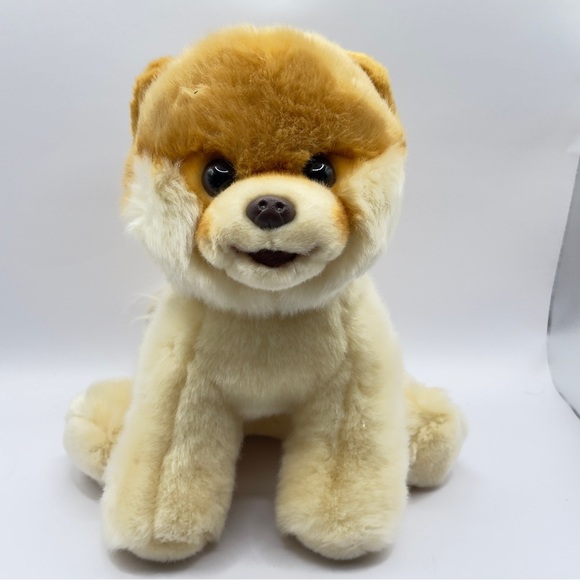 🧸 2/$18 | GUND ‘Boo’ Pomeranian Puppy Plush Stuffed Animal – 9″ Used Super Soft - Picture 1 of 15